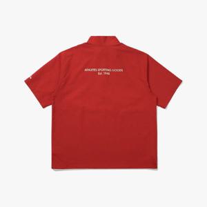 디아도라반팔티 AQS D4321LWA45RDL 컴피 반집업 반팔 피스테 RED