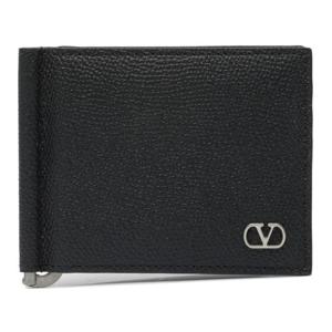 발렌티노 블랙 텍스처드 가죽 지갑 7Y2P0AP2UAG 0NO