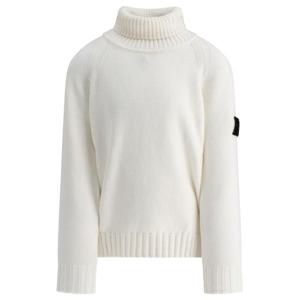 키즈 스톤 아일랜드 니트 스웻셔츠 8116504A2V0099 WHITE