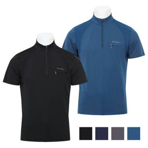 남자 국산 여름 아이스 반목 반팔 티셔츠 BR-TSH-JT762M-차콜