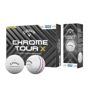 캘러웨이 크롬 투어 X 트리플트랙 4피스 골프공 12구 화이트