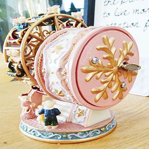 관람차가 돌아가는 곰돌이 관람차 오르골 워터볼 곰돌이오르골 연인워터볼 크리스마스오르골