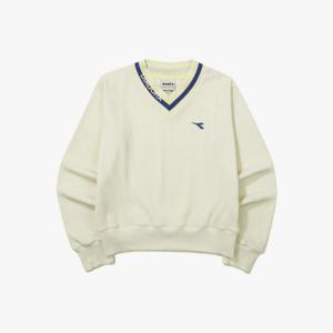 디아도라긴팔티 AQS D4222TFS47YLL 몬텔로 스테디 져지 맨투맨 우먼 YELLOW