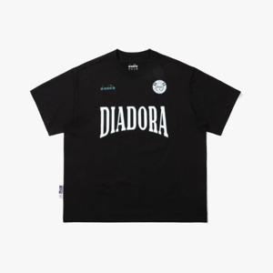 디아도라반팔티 AQS D4121LRS02BLK 판타지스타 져지 티셔츠 BLACK