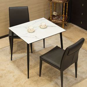 폴로까사 포엘 천연 세라믹 2인용 식탁 테이블 블랙T