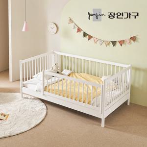 장인가구 뉴피터 SE0 어린이 원목 저상형 데이베드 가드형 침대 프레임 SS