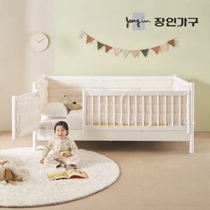 장인가구 뉴피터 SE0 어린이 원목 저상형 데이베드 올가드형 침대 프레임 SS