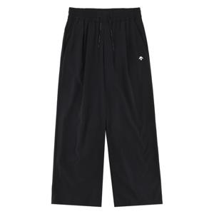 데상트 여성 쉬폰우븐 와이드핏 팬츠 SP322UPT79BLK