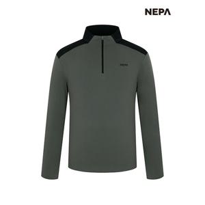 [네파]네파 남성 마운틴 블럭 집업 티셔츠_7J55405