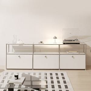 포스트모던 발렌 미드센츄리 모듈 거실장 2310 2단