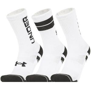 [정품] 언더아머 UA 퍼포먼스 테크 크루 삭스 3팩 (1379515-101)