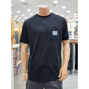 [지프]남녀공용 트레블 그릴 포켓 반팔티셔츠(JQ0TSU384_BK)_DG