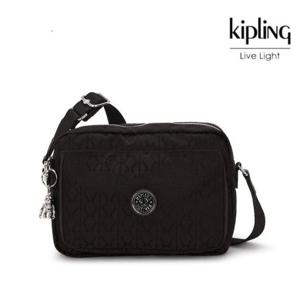 [키플링]키플링 분리수납 데일리 크로스백 아바누 M  누아 시그니처 JQ  KPCBS17 NOSJ