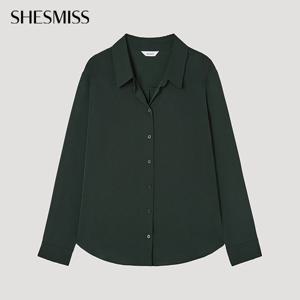 [쉬즈미스] 레귤러 오픈 카라 셔츠_SWWSTP32020_DE