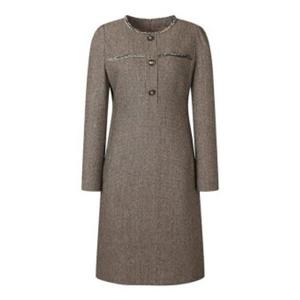 [베스띠벨리]패턴 브레이드 포인트 울혼방원피스 BJOAX2525