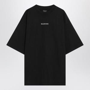 발렌시아가 반팔 티셔츠 764235TPVK1 Black