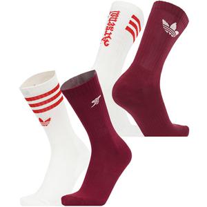 [정품] 아디다스 아스널 FC 미드컷 크루 삭스 2팩 (JX5750)