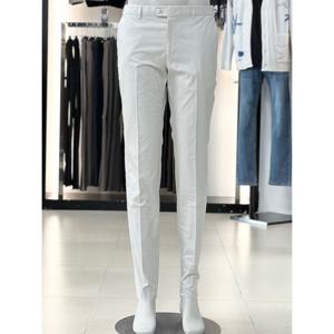 [바쏘옴므]아이보리_히든밴딩 슬림핏 면바지  WSY1PS14A_SC