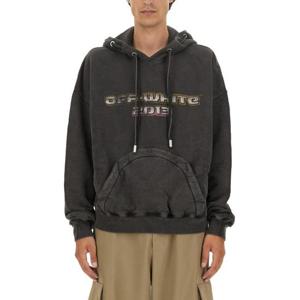 오프화이트 스웨터 OMBB119 F23FLE0051084 Black