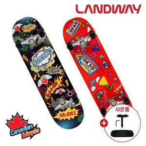 랜드웨이 맥길 디스코 스케이트보드 31+보드가방+티툴