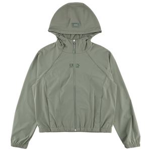 데상트 여성 쉬폰우븐 웜업자켓 SP322UWT79KHK