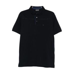 엠포리오 아르마니 남성 네이비 반팔 폴로 EM002142 AF12955UB118