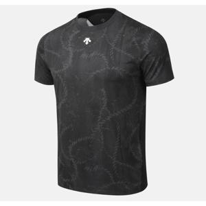 데상트 트레이닝 패턴 반팔 B1 SQ321TTS74 CHC0 DGRN