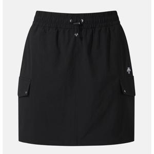 데상트 우먼스 우븐 숏 스커트 B1 SQ322PSK72 BLK0