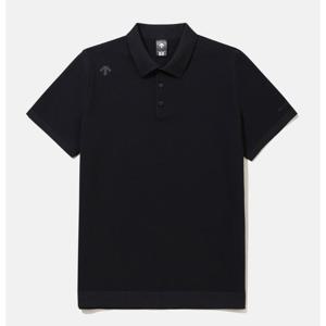 데상트 듀얼리스 니트 폴로 티셔츠 B1 SQ321DPS71 BLK0 LGRY