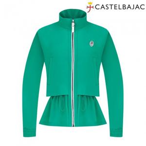 [까스텔바작]여성 모크넥 레이어드 점퍼_BGDSJP503_GR_DJ