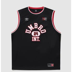 엄브로 원포인트 슬리브리스 티셔츠 B1 UQ321CSL71 BLK0 SCW0 RED0