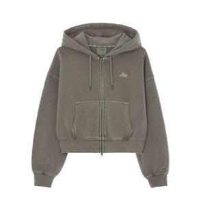 LEE 우먼 크롭 후드 집업 B1 LE2403HZ60 PW OT