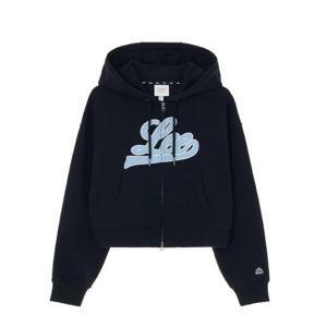 LEE W 아플리케 후드집업 B1 LE2403HZ61 BK LG