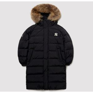 MLB 베이직 후드퍼 중경량 롱패딩 OO 3ADJJ0316 50BKS