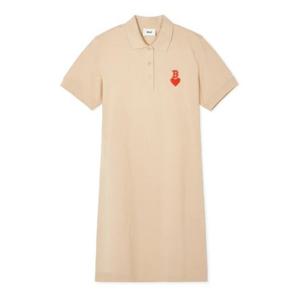 MLB W 하트 반팔 피케 원피스 A5 3FOPH0143 43BGL 50BKS 50CRS