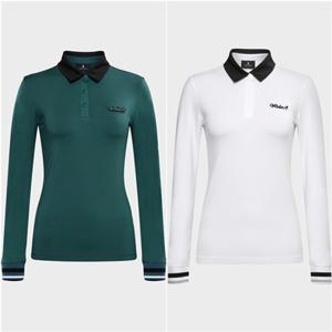 [와이드앵글]  WWU25292   여성 TO 에센셜 가을 폴로 티셔츠 L