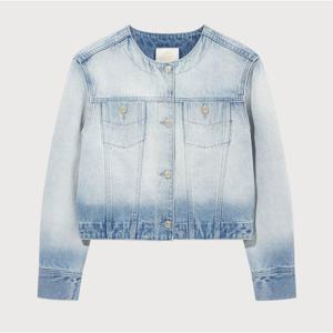 커버낫 우먼 카라리스 데님 자켓 B1 CO2501JK74 BL