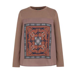 [크로커다일 레이디]아트웍 져지믹스 라운드 티셔츠 CLDFTS111