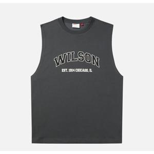 윌슨 바스켓볼 프린트 슬리브리스 B1 W252001NSL41 CHR WHT