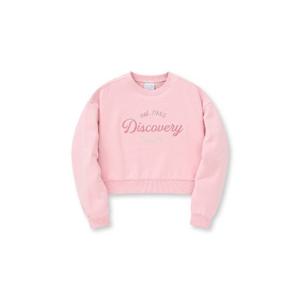 디스커버리키즈긴팔티 AQS DKTR15044-PKS 여아 세미크롭 트레이닝 맨투맨