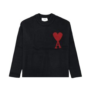 아미 빅 하트 니트 블랙 BFUKS006 018 009