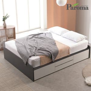 파로마 오브 무헤드 4단 서랍형 킹사이즈 침대 K(유로탑 본넬)