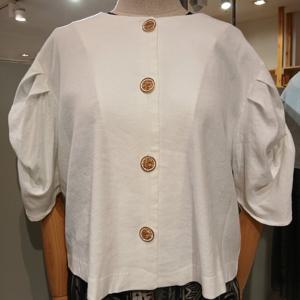 [르니앤맥코이] MM08JK600HJY 리본 퍼프 소매 쟈켓