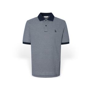 남성 투톤 스트라이프 카라 반팔티셔츠 HZTS5F402N2