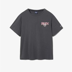 휠라 쿨링 PCM 프린트 소로나 오버핏 반팔티 FS2RSH2212X DGY LVD OWH