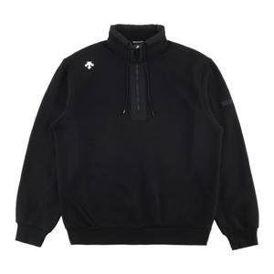 데상트 코튼 기모 아노락 맨투맨 SP321UAN95BLK