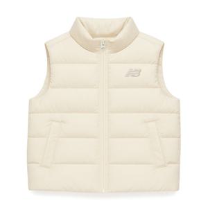 뉴발란스 키즈 에센셜 웜라이트 키즈 패딩조끼 아이보리 NK9HEB401U-39