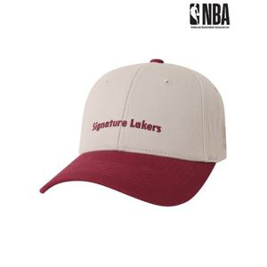 [엔비에이]남녀공용 엔비에이 [BOS]  슬로건 레터링 하드 볼캡 N255AP461P