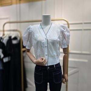 [에고이스트][에고이스트] 꽃 장식 포인트 니트 가디건 ER3JK700