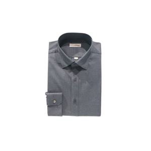 [에스티듀퐁(셔츠)]블루 스냅버튼 주머니없는 일반핏셔츠 SE5FM11LS110SBU